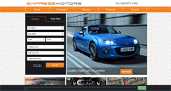 Desktop Screenshot of express-motors.co.uk